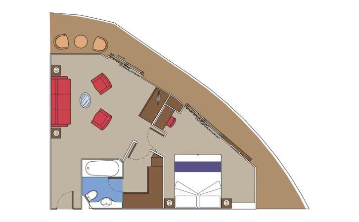 Premium Suite Aurea floor Plan