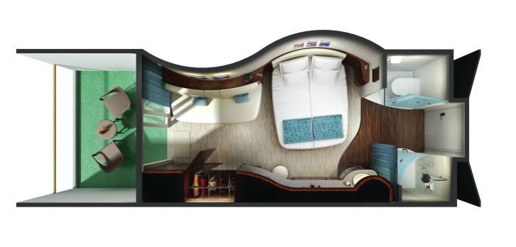 Solo Balcony floor Plan