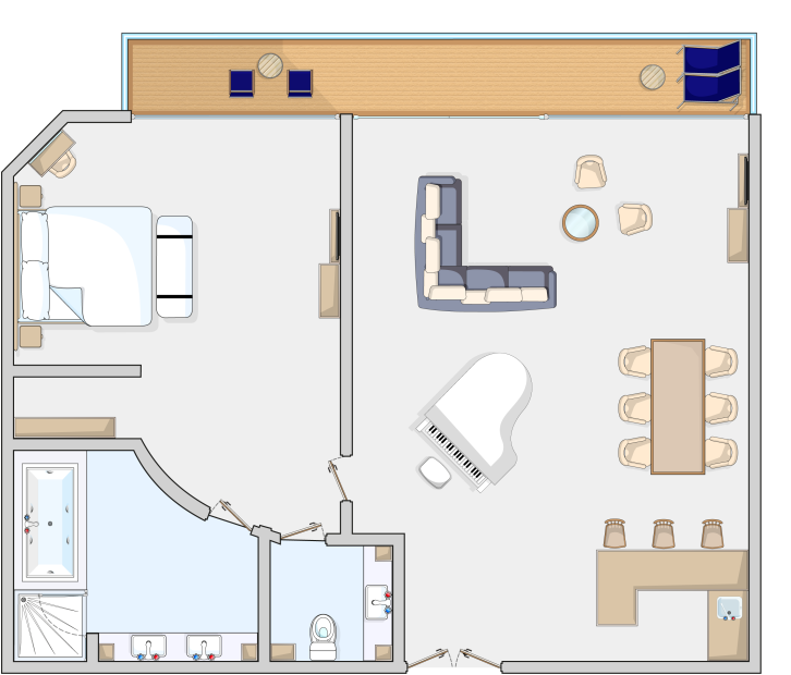 Royal Suite floor Plan