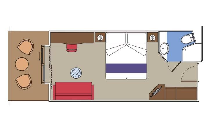 Premium Balcony floor Plan