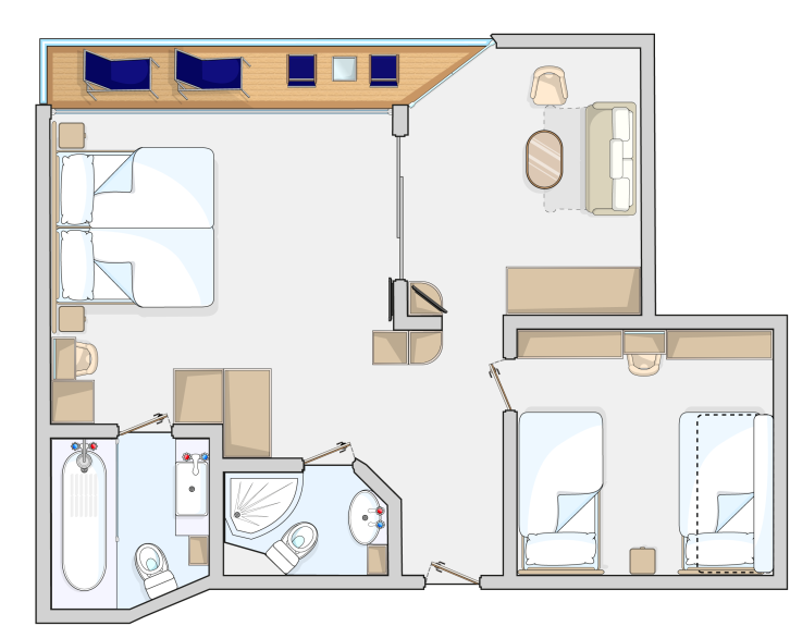 Family Suite floor Plan