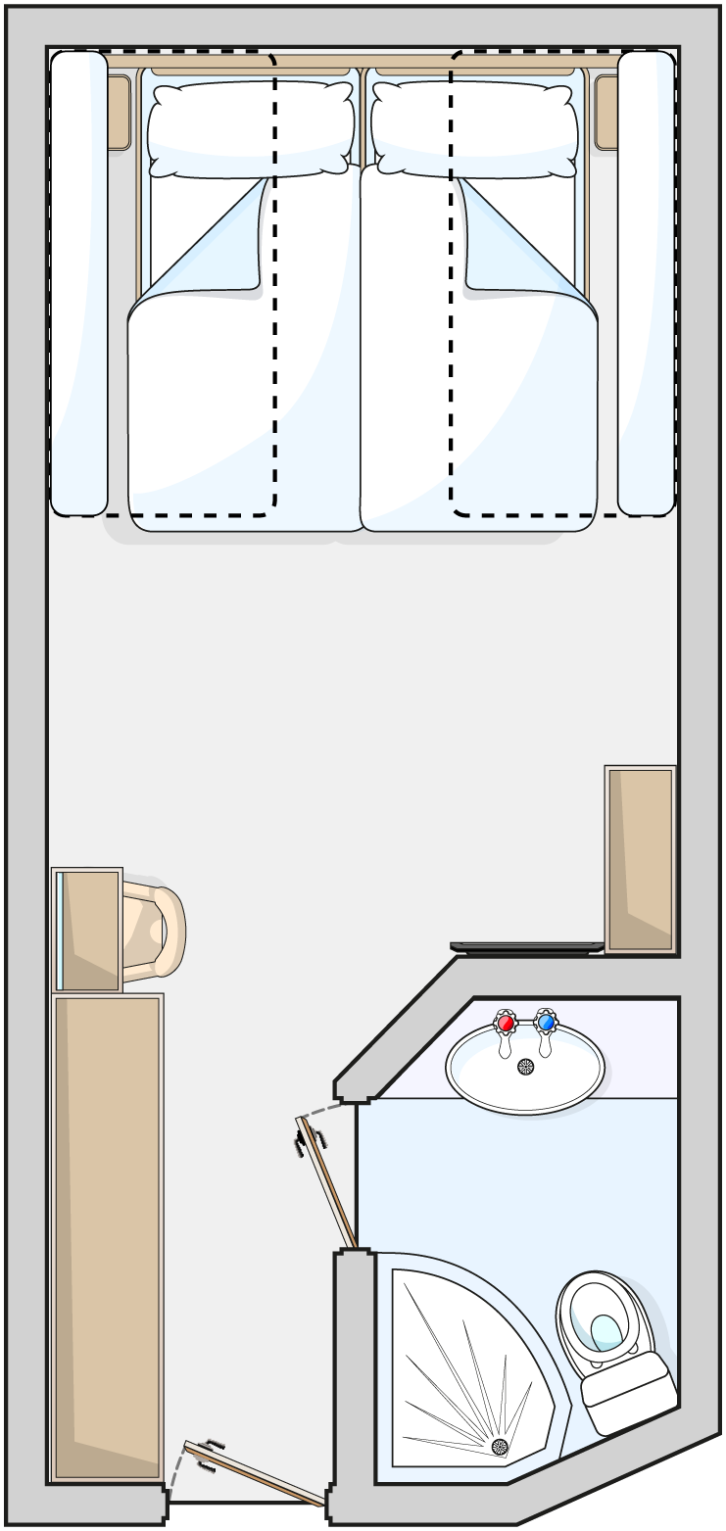 Inside Plus Cabin floor Plan