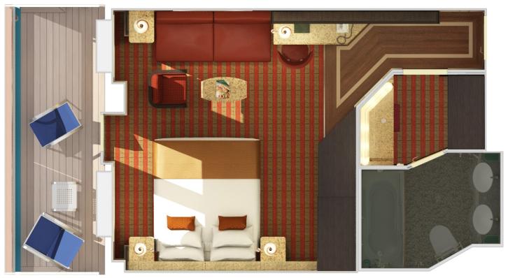 Cloud 9 Spa Suite floor Plan