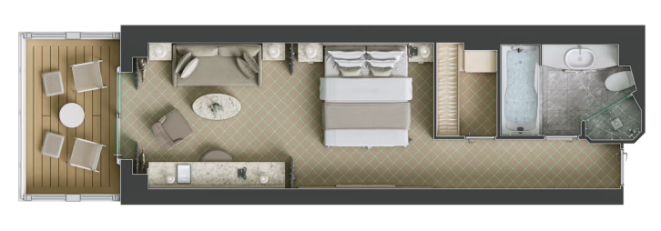 Classic Veranda Suite floor Plan