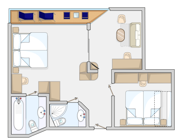Family Suite floor Plan