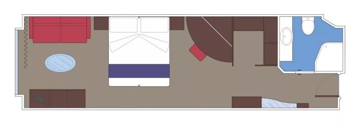 Premium Suite Aurea with Sealed Window floor Plan