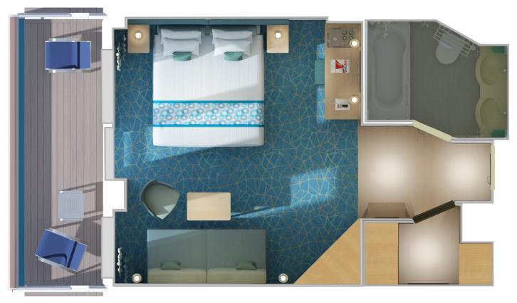 Cloud 9 Spa Suite floor Plan