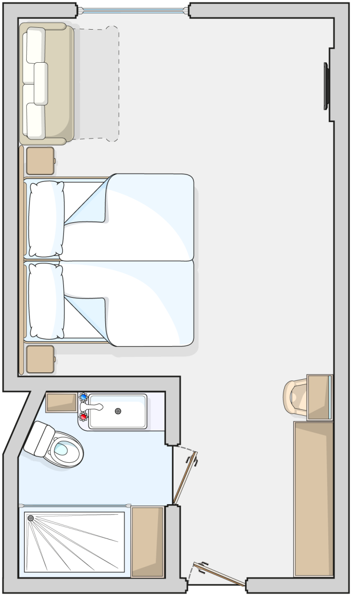 Deluxe Cabin floor Plan