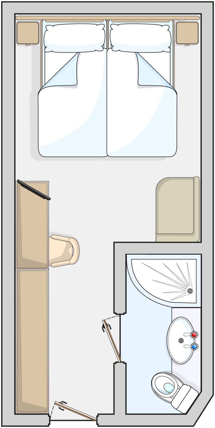 Inside Cabin floor Plan
