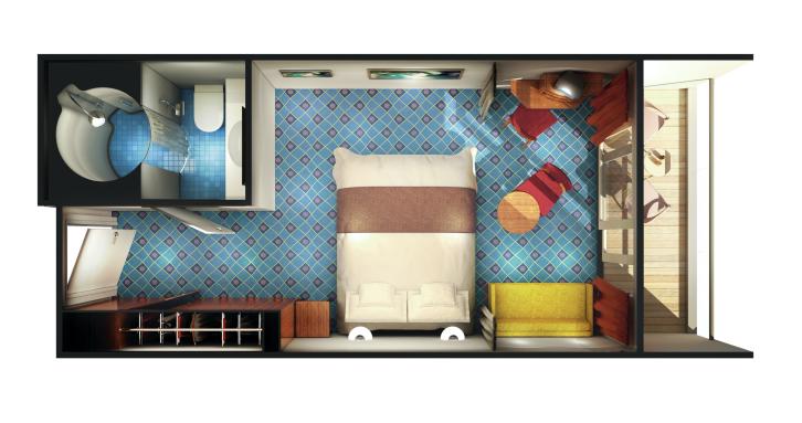 Solo Balcony floor Plan