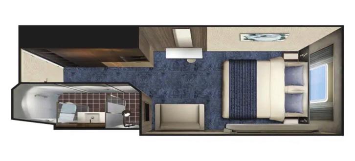 Sail Away Oceanview floor Plan