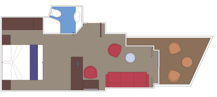 Junior Suite Aurea floor Plan