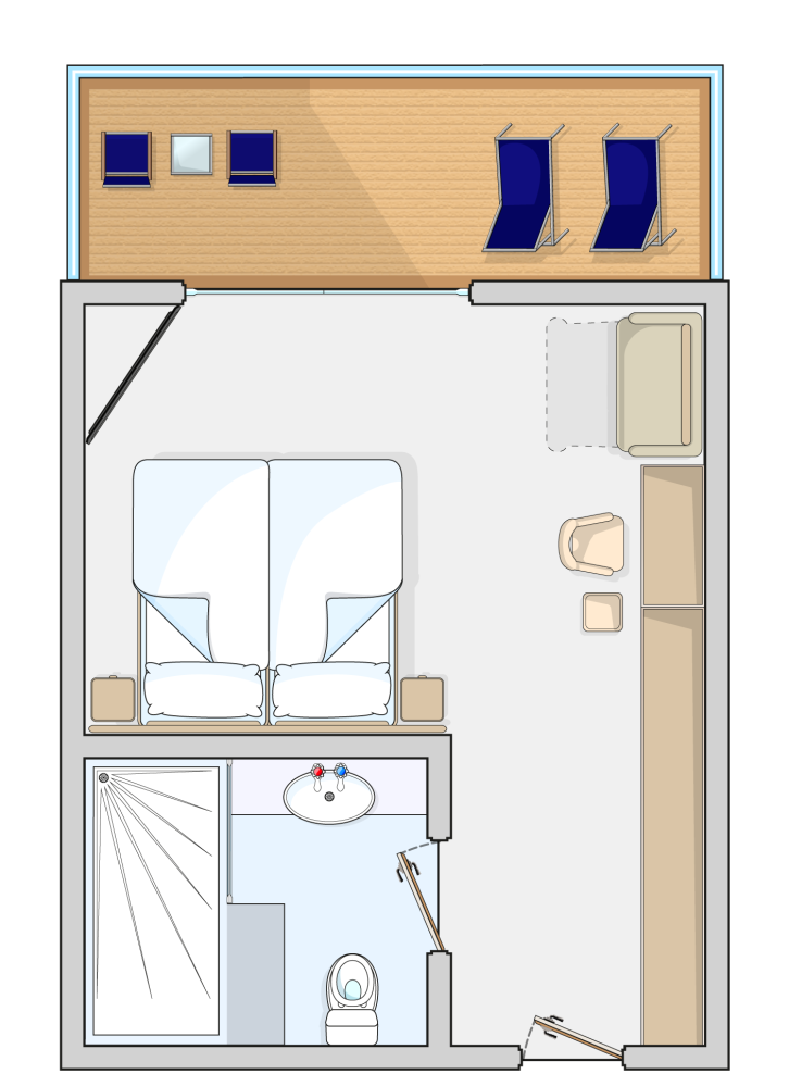 Junior Suite floor Plan
