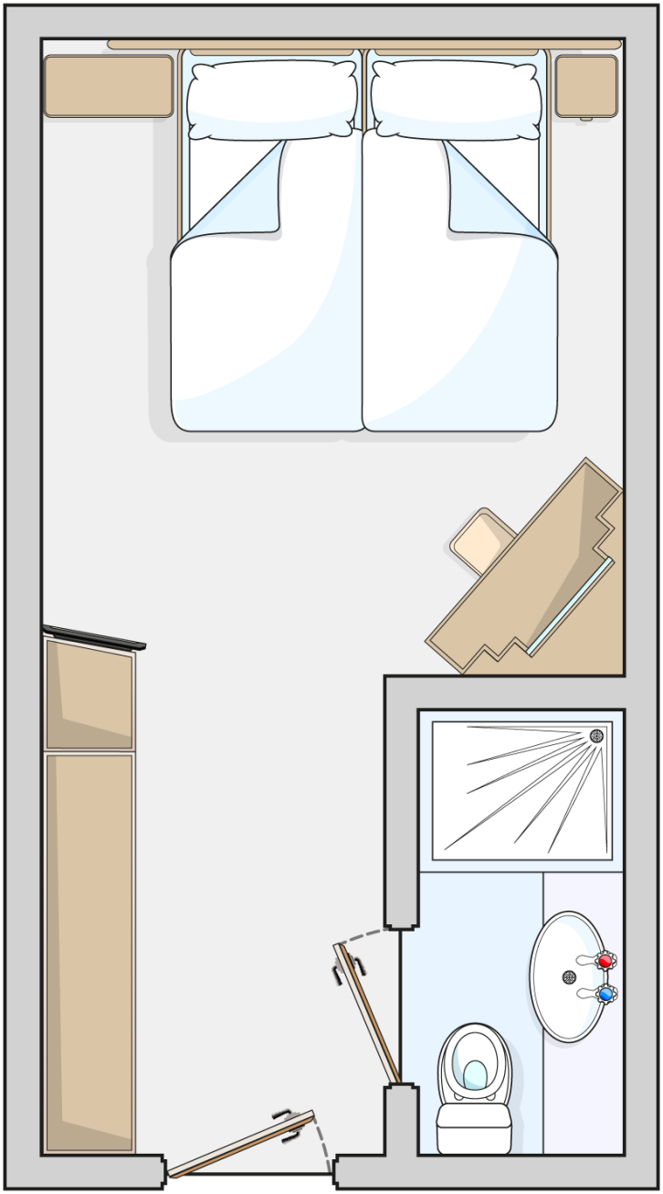 Inside Cabin floor Plan