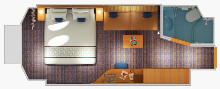 Interior Upper/Lower (Porthole) floor Plan