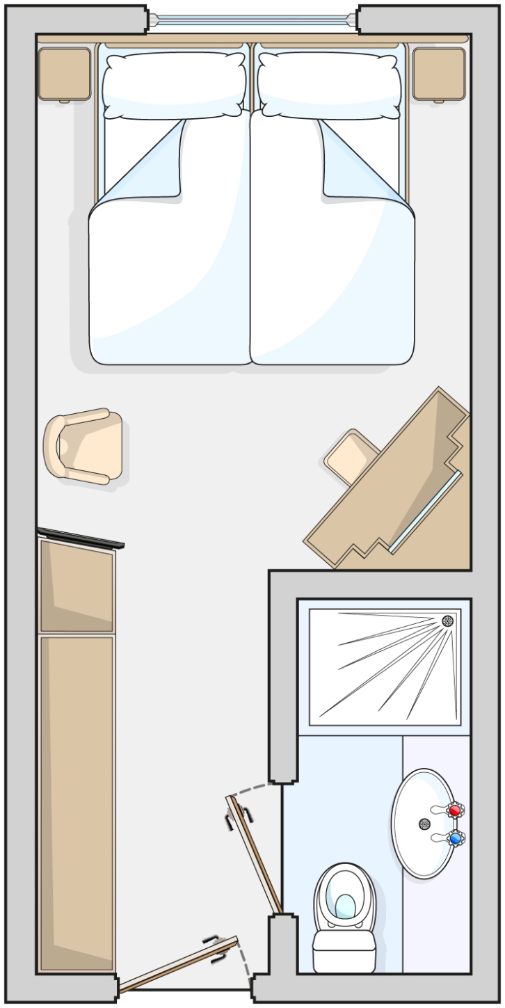 Outside Cabin floor Plan