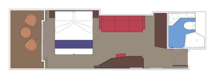 Deluxe Balcony floor Plan