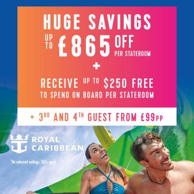 Royal Caribbean - £775 Savings ending July 9th