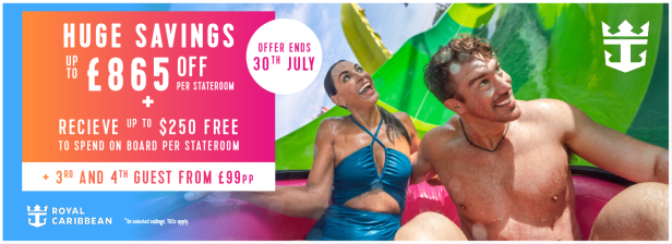 Royal Caribbean - £885 Savings ending July 30th