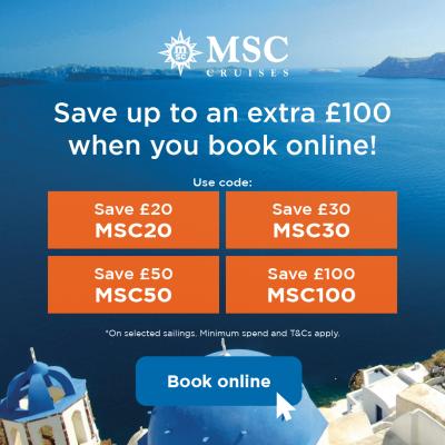 MSC - Online Booking Vouchers