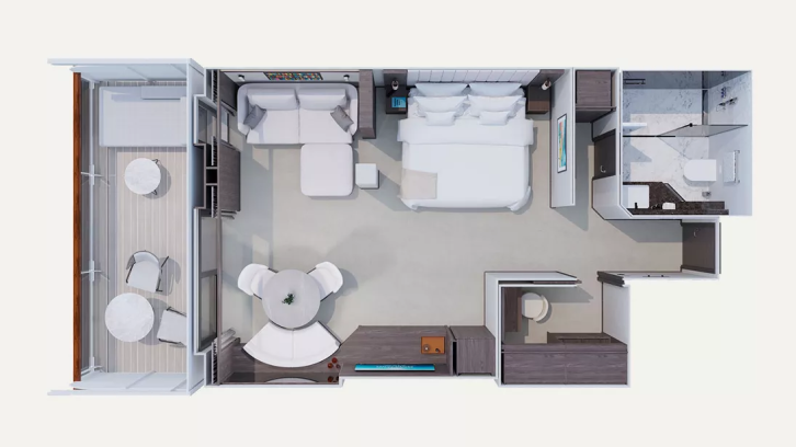 Deluxe Penthouse floor Plan
